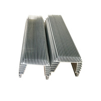Radiateur à peignes haute puissance en alliage d'aluminium 6063, usinage personnalisé sur mesure selon les dessins