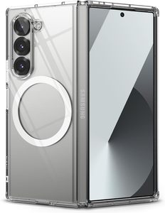 Ốp lưng điện thoại Samsung Galaxy Z Fold 6 trong suốt, chống xước, chống sốc, có nam châm - Product Image 1