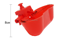 Tasse de mamelon d'eau goutte à goutte de poulet de volaille de Pigeon à couvage automatique tasses d'abreuvoir de poulet