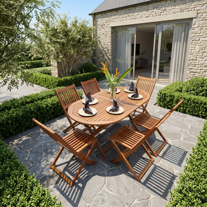 Wholesale Cheap Contemporary Eco-friendly Acacia Wooden <b>Foldable</b> <b>Garden</b> Chair for Villa Park Bedroom Kitchen & Courtyard Use - Product Image 5