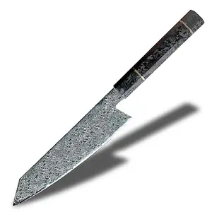 सबसे अच्छा रसोई क्लीवर चाकू Suppliers-गुणवत्ता जापान VG10 दमिश्क स्टील के रसोई के चाकू G10 संभाल + बेर का खिलना सबसे अच्छा उपहार महाराज चाकू तेज क्लीवर Santoku कुक उपकरण