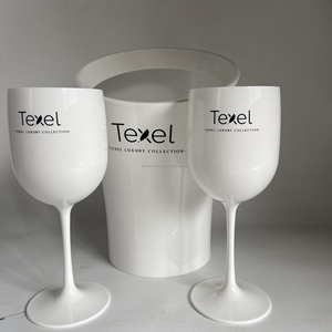 Sáo Rượu Vang Trắng/Sâm Panh Hoa Tulip Thanh Lịch Bằng Nhựa - Product Image 3