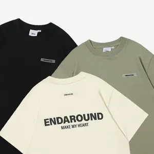 NADANBAO neues OEM Unisex T-Shirt Herren benutzer definierte Logo T-Shirt plus Größe Druck Grafik Baumwolle erhöhen Gummi druck T-Shirt