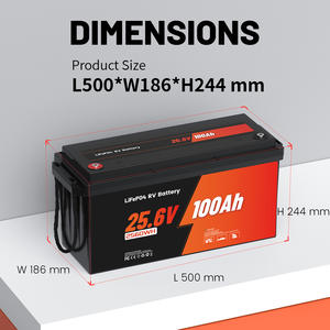 ESG US Stock LiFePo4 аккумулятор 12,8 В/25,6 В 100Ah 200AH Smart BMS 6000 циклы перезаряжаемый литиевый аккумулятор ABS корпус - Product Image 4