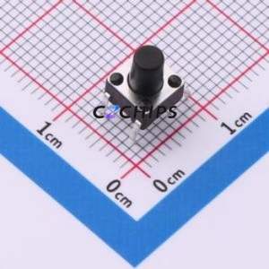 SH-6X6X8H-CJ Tactile Switch DIP-4P,6x6mm Switch Single Pole Single Throw Round Button 2.5N Through Hole - Product Image 1