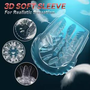 LCD Touch Digital anzeige Männlicher Mastur bator Automatischer Schub Rotierender Saugen & Lecken Vibration Masturbation Cup für Männer - Product Image 5