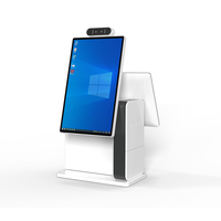 Kiosque de paiement de facture de billet de restaurant à écran tactile de 15.6 "Machine de caisse en libre-service Kiosque de commande de nourriture Mcdonalds