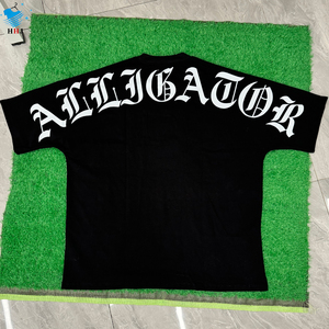 Biểu Tượng Tùy Chỉnh Bán Buôn Crew Neck Nặng Trọng Lượng T-Shirt Quá Khổ Boxy Phù Hợp Với Áo Thun Giảm Vai Cắt Boxy T Áo Sơ Mi Thời Trang Phố - Product Image 5