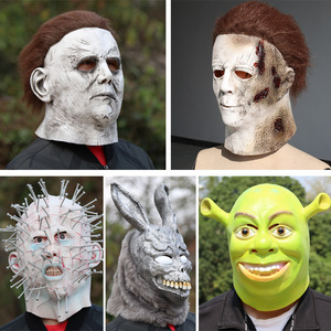 Máscara de látex de Halloween, talla única, accesorio de disfraz de terror para fiesta de cosplay - Product Image 5