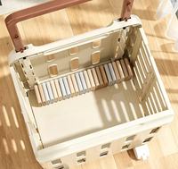 Panier à linge pliable à roulettes, organiseur multi-niveaux pour salle de bain, buanderie, vêtements sales - Le choix le plus populaire