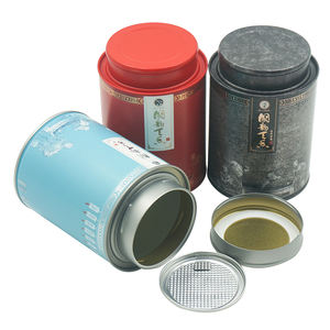 Красивые роскошные цилиндрические банки из крафтовой бумаги в виде листьев чая, банка для упаковки чая, пищевая упаковка, ручная герметичная банка, оптовая продажа - Product Image 4