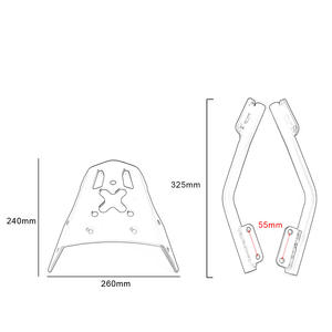 XXUN-piezas de repuesto para motocicleta, portaequipajes trasero, respaldo de pasajero para <span class=keywords><strong>BMW</strong></span> G310R G <span class=keywords><strong>310R</strong></span> 2017 2018 <span class=keywords><strong>2019</strong></span> 2020 - Product Image 6