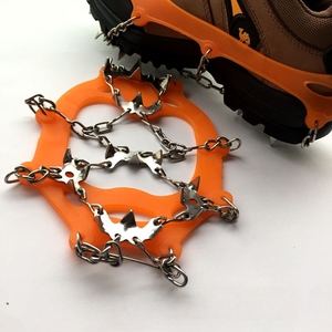 <span class=keywords><strong>Crampons</strong></span> de glace pour <span class=keywords><strong>enfants</strong></span> en acier inoxydable, soudés sans couture, spécialement personnalisés pour l'alpinisme, faciles à porter, emballage en sac - Product Image 1