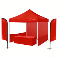 Tente pliante instantanée 3x3m pour extérieur, chapiteau pop-up, barnum, tente de réception pour salons professionnels et fêtes