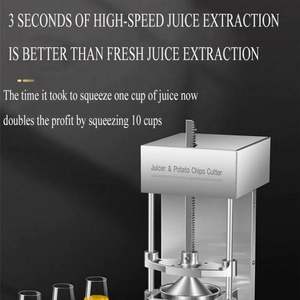 Presse-agrumes électrique pour grenade et citron, extracteur de jus, presse-orange, trancheuse de légumes et de pommes de terre - Product Image 4