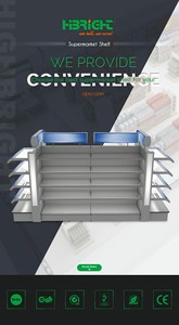 Étagères de présentation modernes de haute qualité pour supermarchés commerciaux et espaces de vente au détail - Product Image 6