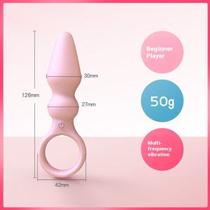 Juguetes Sexuales para Adultos, Vibrador Anal y Tapón Anal con Cuentas Vibratorias, Accesorios Sexuales Anales para Hombres - Product Image 4