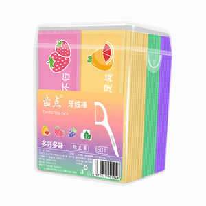 Fils dentaires aromatisés aux fruits en vrac pour dropshipping Douyin, 300 pièces, portables et emballés individuellement, livraison gratuite - Product Image 1
