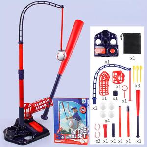 Set da Baseball/Softball <span class=keywords><strong>3</strong></span>-in-1 Regolabile in Altezza per Interni/Esterni, Supporto per Palla, Lanciatore di Tee Ball, Regalo Sportivo, Gioco all'Aperto - Product Image 2