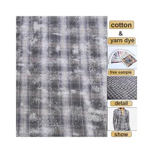 Tessuto di cotone tessuto tinto in filo tessuto stampato che vende nel mercato nordamericano