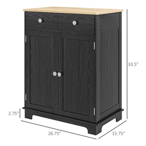 DB Armoire de rangement de cuisine moderne en bois et métal pour salle de bain - Product Image 4