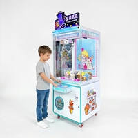 Vente en gros d'usine : Machine à griffes 'Devil Claw' avec éclairage LED, à monnayeur, pour la distribution de peluches, équipement de jeu pour centres commerciaux et salles d'arcade