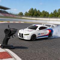 Nouvelle Voiture de Course Télécommandée Électrique Miniature 2.4G en Alliage à l'Échelle 1:64 avec Phares LED, Voiture RC de Drift de Bureau pour Enfants 2026
