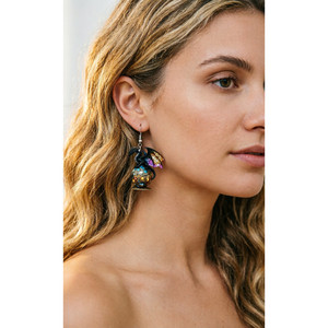 [Gorgeousxx] Boucles d'oreilles pendantes rétro <span class=keywords><strong>Dragon</strong></span> <span class=keywords><strong>Ball</strong></span> en acrylique pour femmes, bijoux 2D - Product Image 5