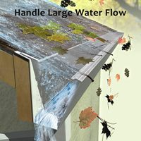 Système de drainage de caniveaux de pluie en acier inoxydable sur mesure, robuste et de qualité supérieure, pour une utilisation longue durée