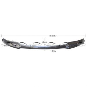 V Style Carbon Fiber Chin Spoiler Winglet <b>Splitter</b> Front Lip Bumper for BMW E92 E93 M3 H1 - Product Image 3