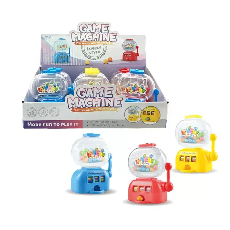 Juguetes al мэр дешевые пластиковые конфеты распределителя машина мини конфеты Игровой Автомат Игрушка
