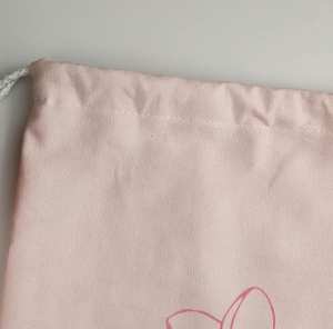 Grand sac à poussière en coton personnalisé imprimé à l'écran avec cordon de serrage pour sacs à main, chaussures et vêtements - Luxe - Product Image 5