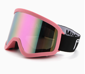 Venta al por Mayor a Bajo Precio de Gafas de Esquí Unisex con Lentes de PC y Bandas Elásticas Ajustables para Evitar la Ceguera por Nieve - Product Image 3