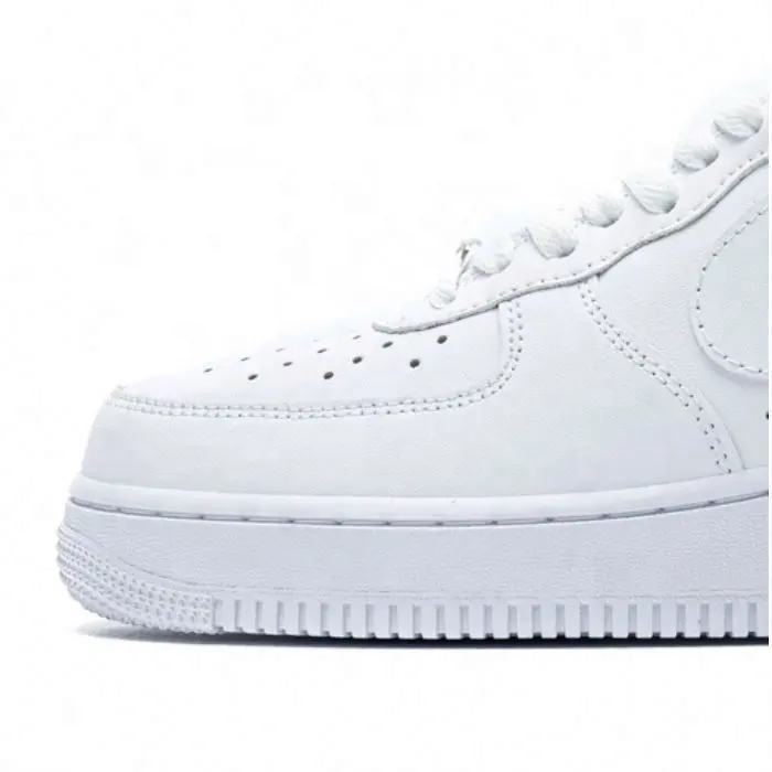 Toptan özel marka moda beyaz kuvvet 1 kauçuk PU taban Sneakers erkek ayakkabısı