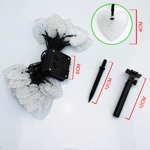 Năng lượng mặt trời 20LED 8 chức năng kỳ nghỉ Đảng ngoài trời trang trí hình trái tim dẫn đèn dây - Product Image 6