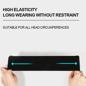 カスタムコットンスポーツ弾性ヘッドバンド刺繍ロゴ付き卸売格安コットンヘッドバンドスウェットバンド - Product Image 5