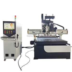 Ağaç İşleme kesme ahşap gravür makinesi testere bıçağı CNC Router Atc makinesi 1325 1530 freze kesicisi