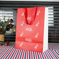Luxury Recyclable Craft Paperboard Shopping Bags Custom Logo Offset Printing Hand Length Handle for Clothing Small Businesses