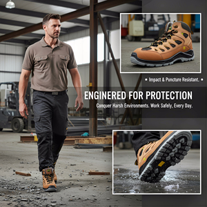 <span class=keywords><strong>Scarpe</strong></span> <span class=keywords><strong>Antinfortunistiche</strong></span> Industriali da Uomo Resistenti, Comode, Impermeabili con Punta in Acciaio, Stivali da Lavoro in <span class=keywords><strong>Pelle</strong></span> per Uso in Fabbrica, Eleganti in Camoscio - Product Image 6