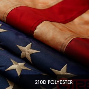 Bandera Americana DB de 2x3 pies, Poliéster, Impresión Digital, Estilo Bandera, Secado Rápido, Forma Rectangular - Product Image 5