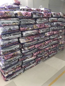 2024 grosir siap disiapkan poliester kustom dicetak Super lembut 195X235 CM 2 .9 KG selimut Mink awan - Product Image 5