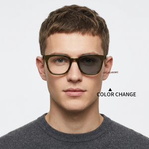 Nuevas Gafas de Computadora Anti-Reflejantes Azules Metálicas para Hombre, Fotocromáticas 10452, Fabricantes de Monturas de Gafas al por Mayor - Product Image 1