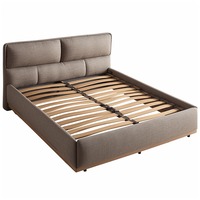 2025 Neuankömmling Custom Bett rahmen Full Size Plattform Holz Doppelbett rahmen King Size Queen gepolsterter Bett rahmen