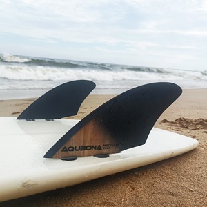 Aletas dobles personalizadas para tabla de <span class=keywords><strong>surf</strong></span>, aleta de quilla de madera - Product Image 5