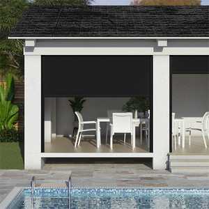 Waterproof Zipscreen Zipper Auto Patio Sunscreen Sunshade Outdoor <strong>Adjustable</strong> Window Awning <strong>Blinds</strong> Outdoor Rolling Screens - Product Image 6