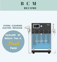 Équipement de beauté professionnel BCM Hydralift EP 2 1 Machine propre pour le visage Électroporation profonde Microcurrent Lift Poudre de soins de la peau