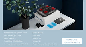 Pijat Kaki Akupresur dan Getaran. Roller Refleksiologi Berpemanas Untuk Meningkatkan Sirkulasi Punggung/Kaki. - Product Image 2