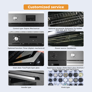 Forno Elettrico <span class=keywords><strong>a</strong></span> <span class=keywords><strong>Incasso</strong></span> Singolo in Acciaio Inox con Convezione, Forno da Parete Singolo 60cm - Product Image 4