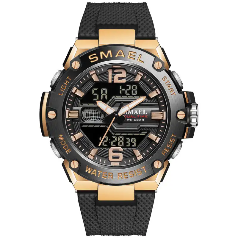 SMAEL 8033 Dual time relojes waterproof jam tangan sports digital wrist watches