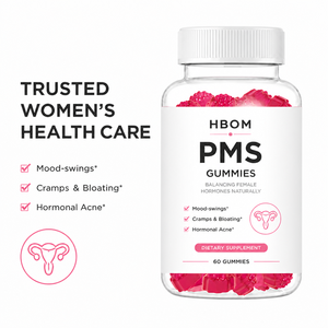 เยลลี่ OEM PMS สำหรับปรับสมดุลฮอร์โมน บรรเทาอาการปวดประจำเดือน ช่วยลดอาการอารมณ์แปรปรวน ท้องอืด ปวดเกร็ง และสิวจากฮอร์โมน - Product Image 5